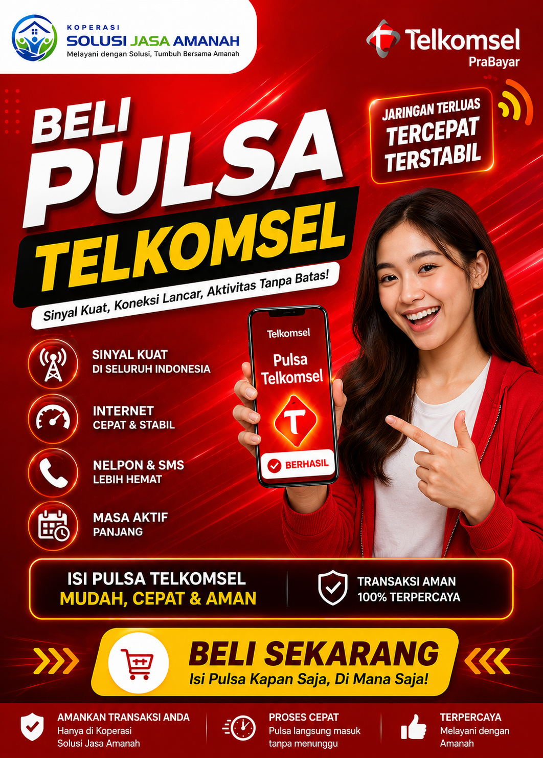 Pulsa Telkomsel 10.000